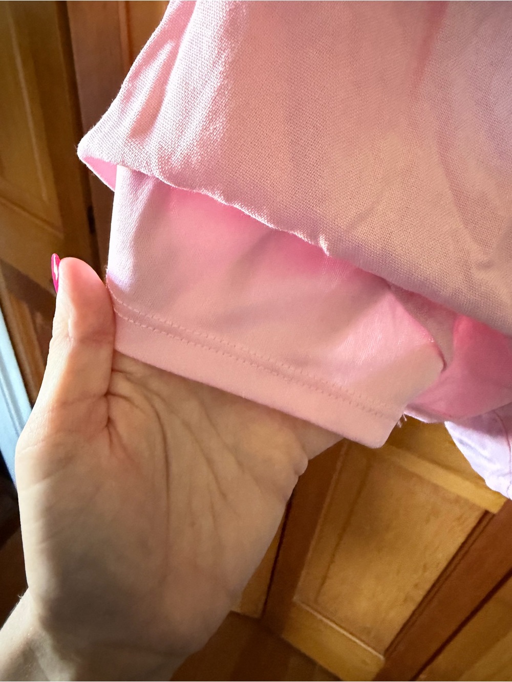 Francesca's Collections Light Pink Mini Romper Dress - Picture 4 of 8